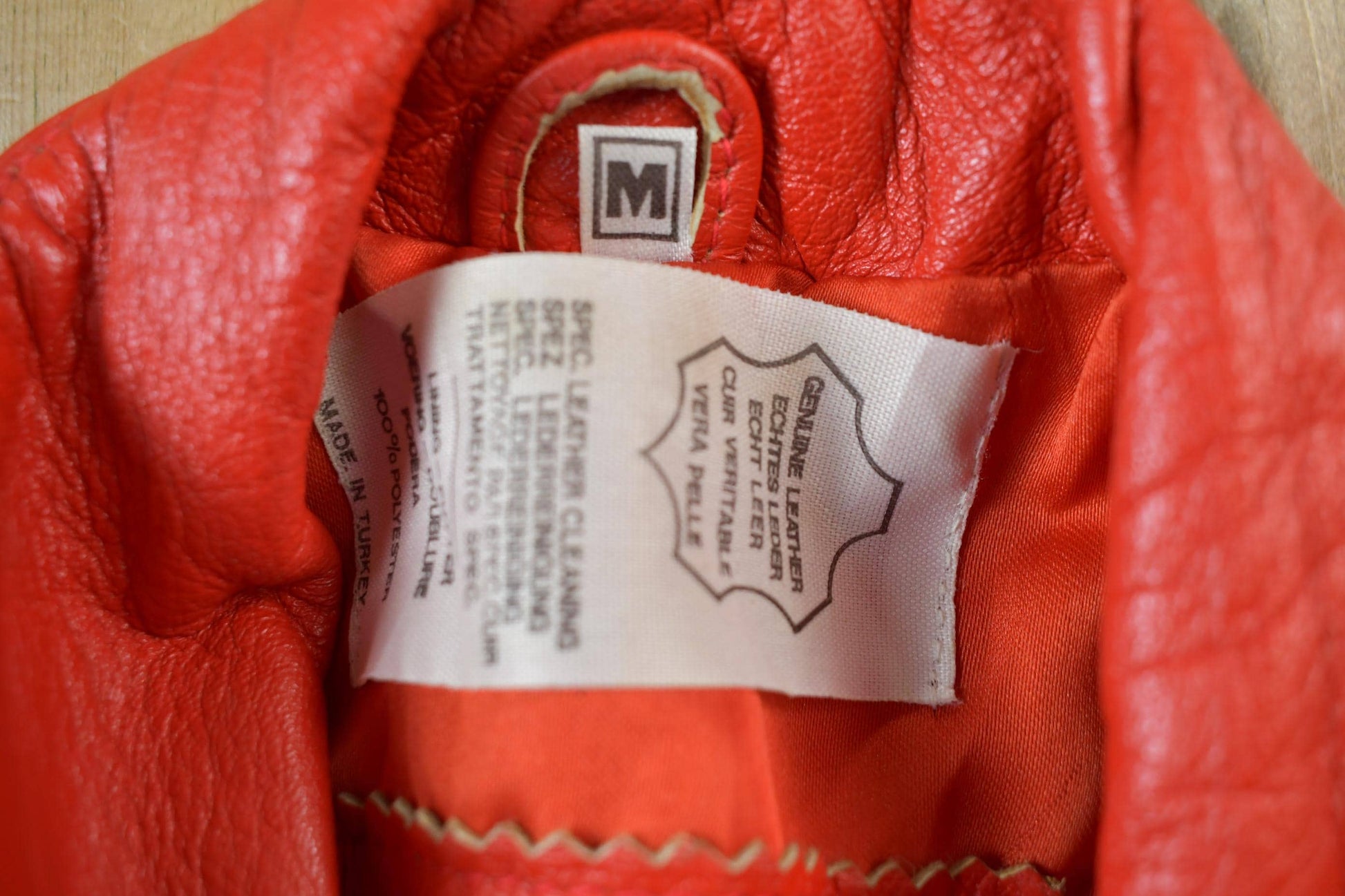 Vintage 1980s Womens Leather Braid Stud Biker Jacket Women's M from propervintagecanada