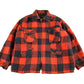 Vintage 1980s Wool Buffalo Plaid Button Up Shacket Men's XL from propervintagecanada