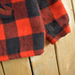 Vintage 1980s Wool Buffalo Plaid Button Up Shacket Men's XL from propervintagecanada