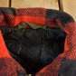 Vintage 1980s Wool Buffalo Plaid Button Up Shacket Men's XL from propervintagecanada