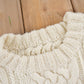 Vintage 1980s Wool Cable Knit Crewneck Sweater Men's Medium from propervintagecanada