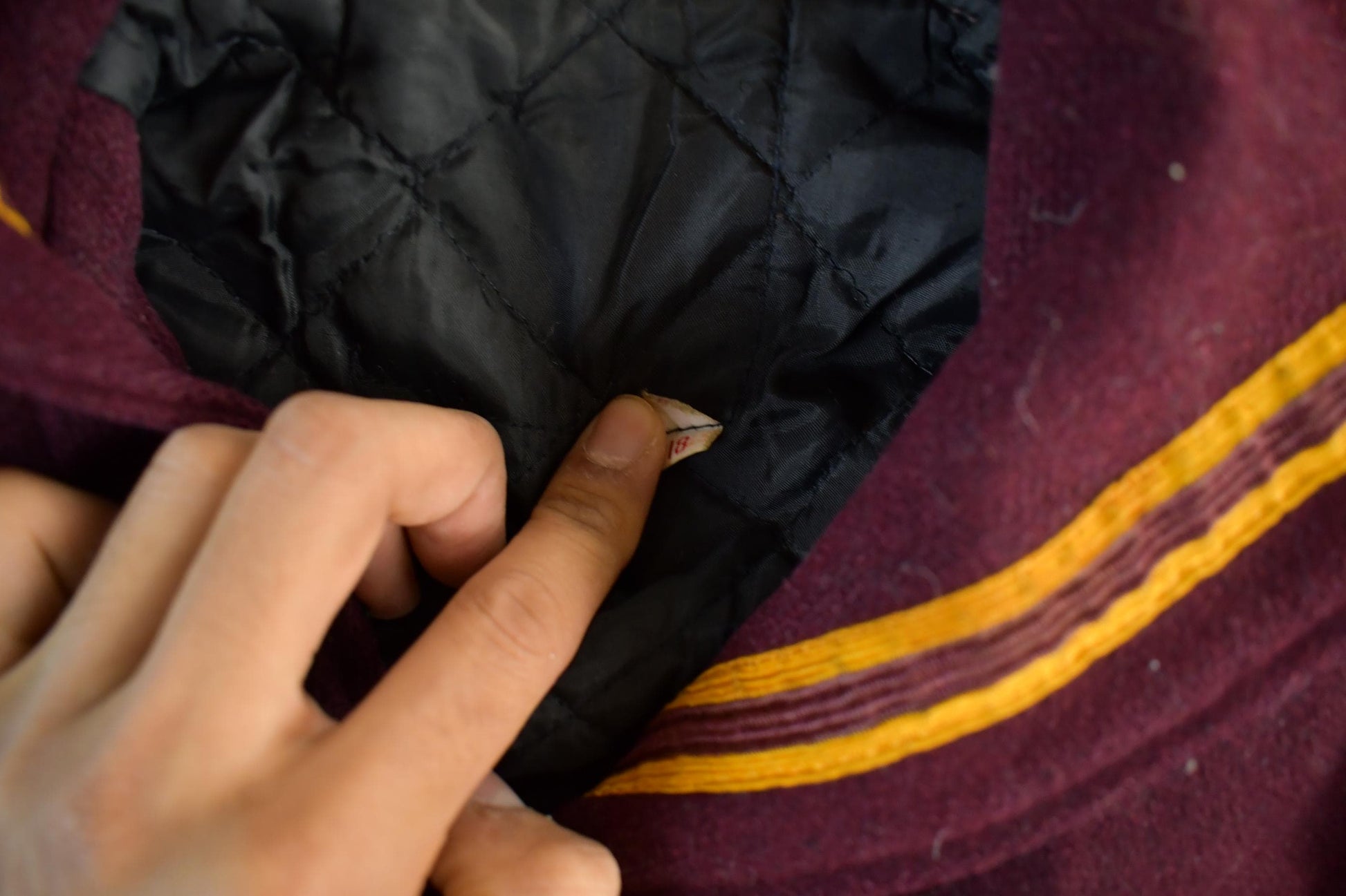 Vintage 1980s Wool Collegiate Varsity Jacket Youth M-L from propervintagecanada