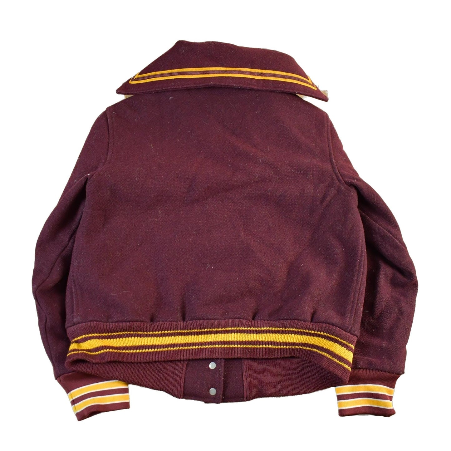 Vintage 1980s Wool Collegiate Varsity Jacket Youth M-L from propervintagecanada