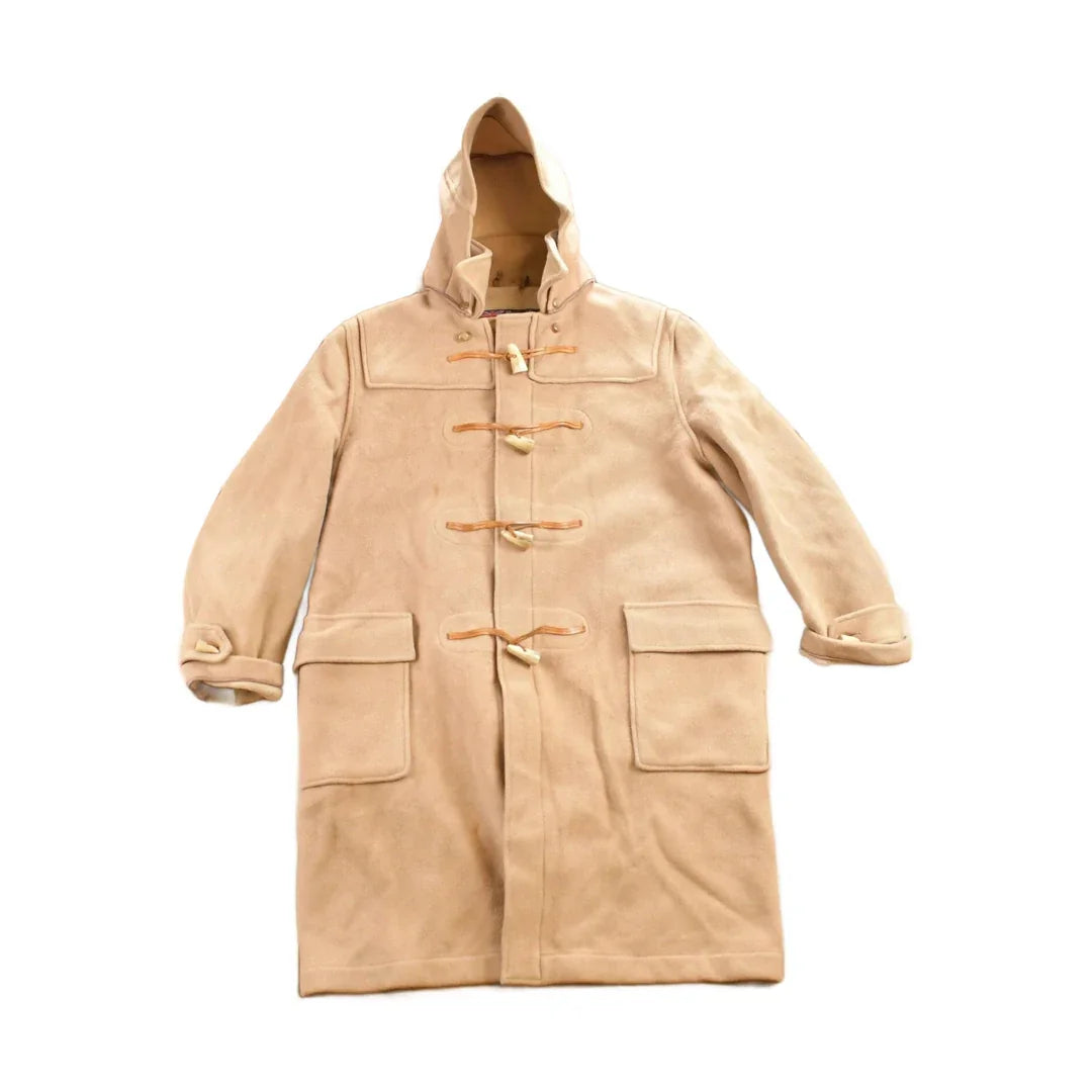 Vintage 1980s Wool Duffle Coat Men's Large from propervintagecanada