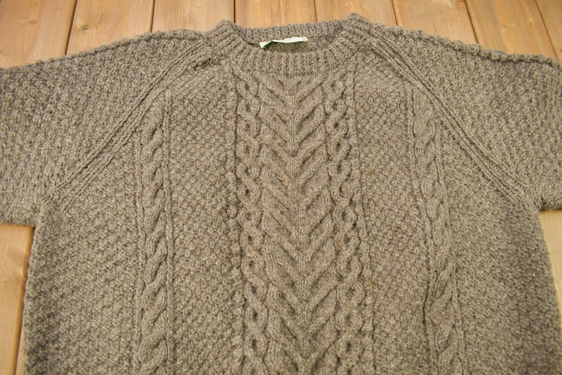 Vintage 1980s Wool House Of Ireland Knit Sweater Men's 2XL from propervintagecanada