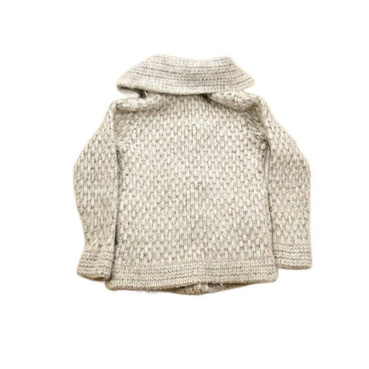 Vintage 1980s Wool Knit Button Up Sweater Men's Medium from propervintagecanada