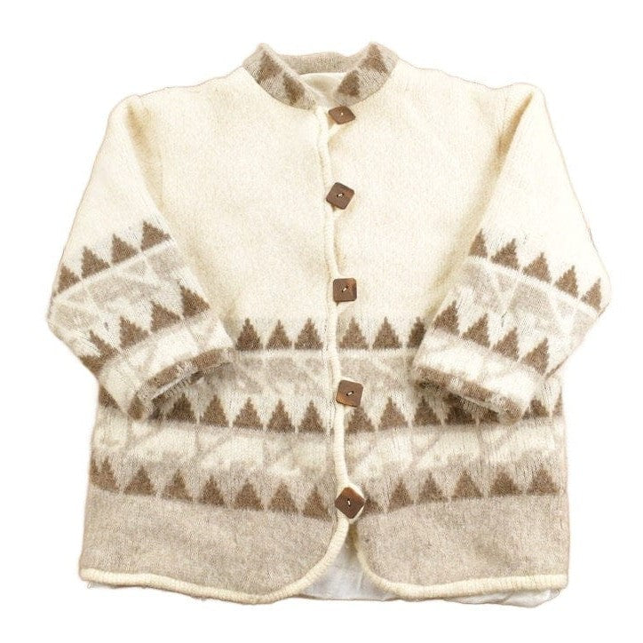 Vintage 1980s Wool Knit Button Up Sweater Men's Medium from propervintagecanada