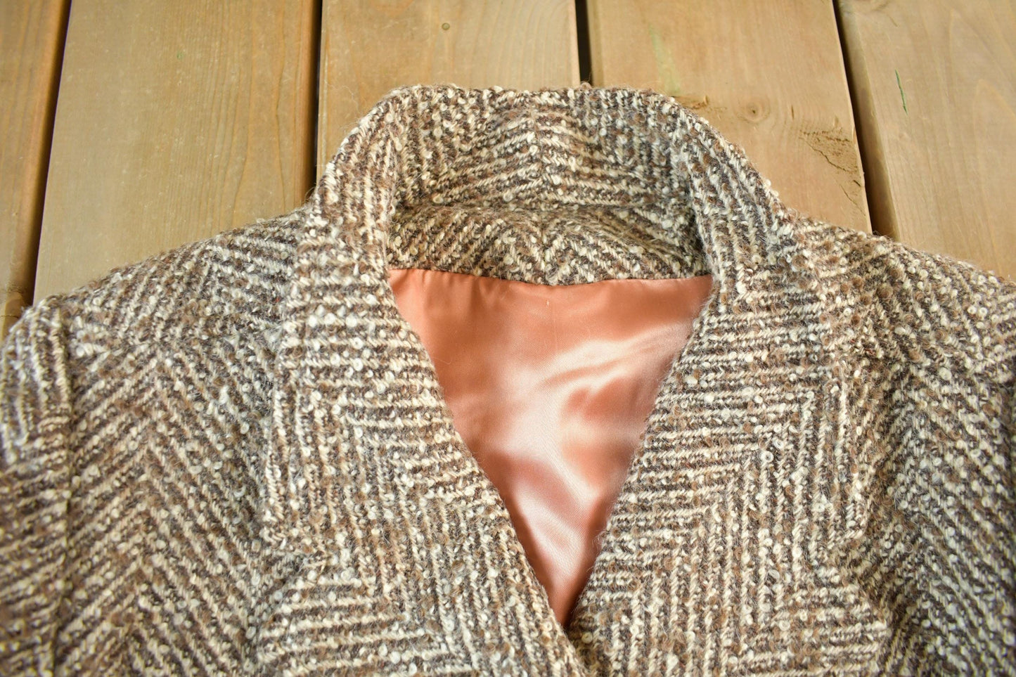 Vintage 1980s Wool Peacoat Women's Large from propervintagecanada