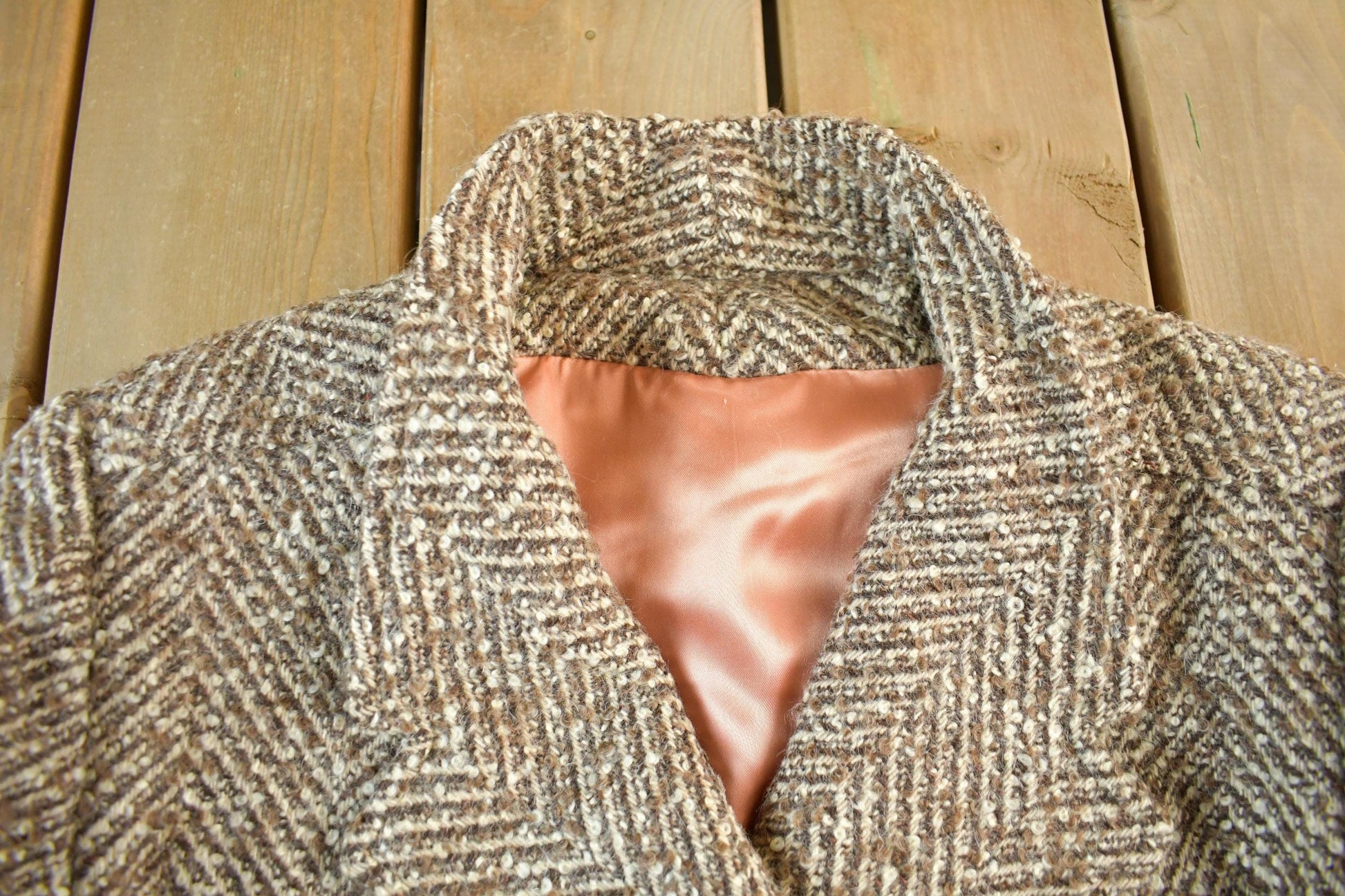 Vintage 1980s Wool Peacoat Women's Large from propervintagecanada