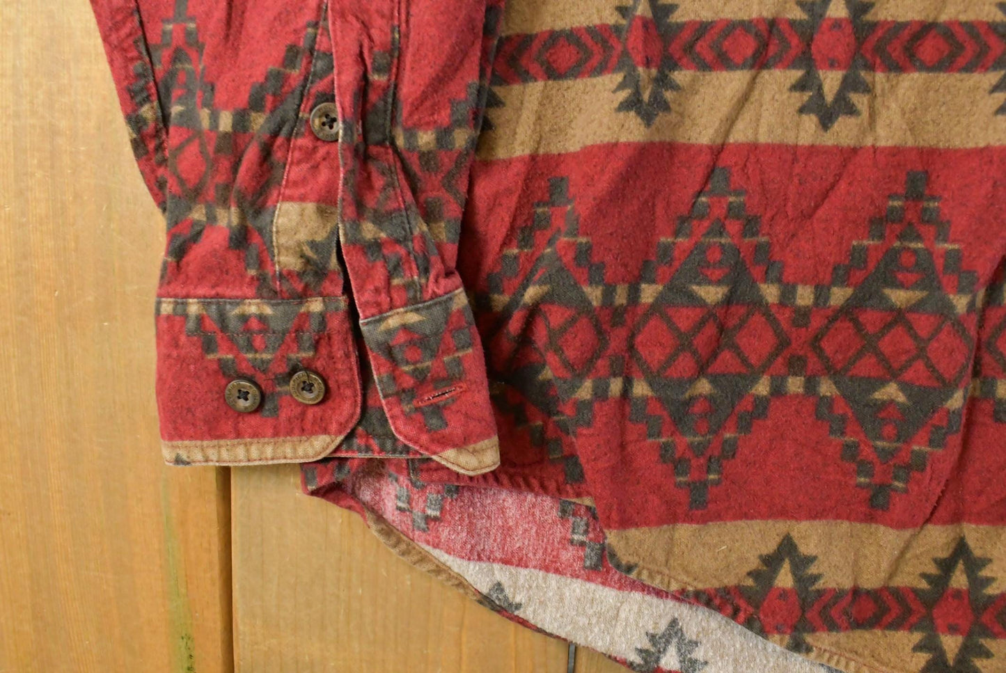 Vintage 1980s Woolrich Aztec Western Button Up Shirt Men's XL Men's Large from propervintagecanada