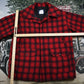 Vintage 1980s Woolrich Buffalo Plaid Hunting Jacket Men's XL from propervintagecanada