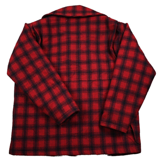 Vintage 1980s Woolrich Buffalo Plaid Hunting Jacket Men's XL