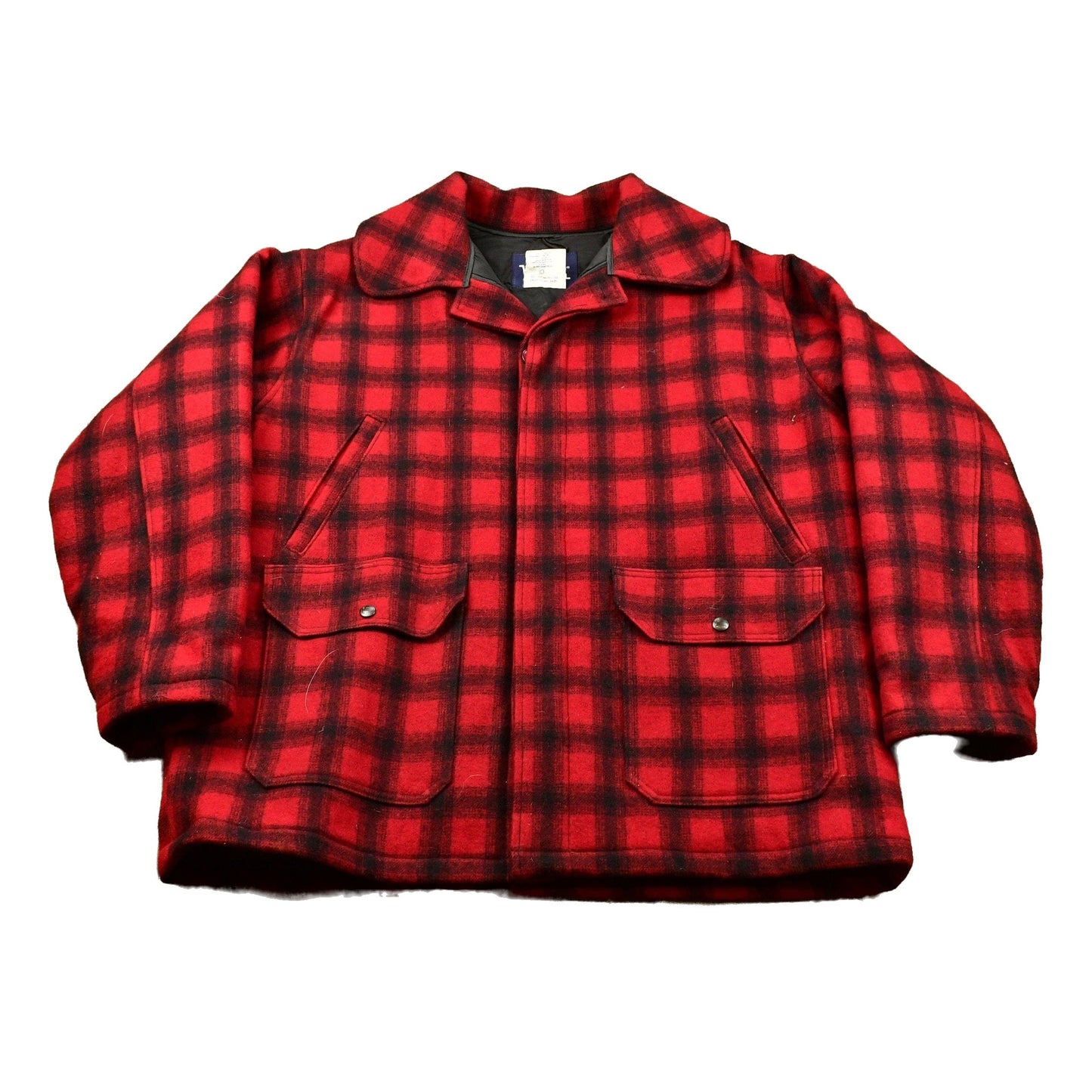 Vintage 1980s Woolrich Buffalo Plaid Hunting Jacket Men's XL from propervintagecanada