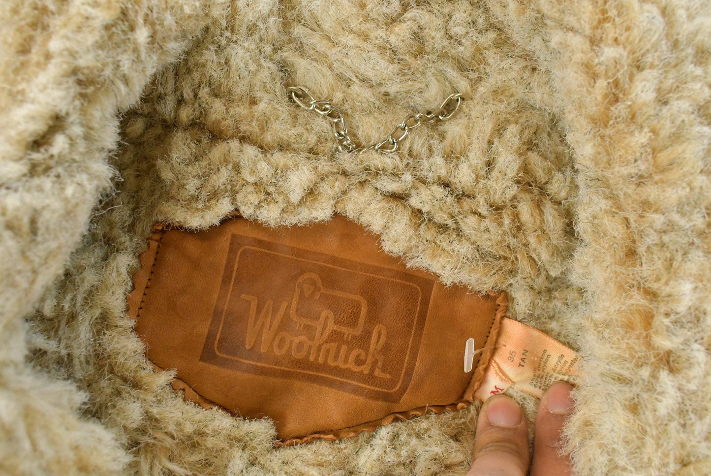 Vintage 1980s Woolrich Faux Fur Collar Jacket Men's Medium from propervintagecanada