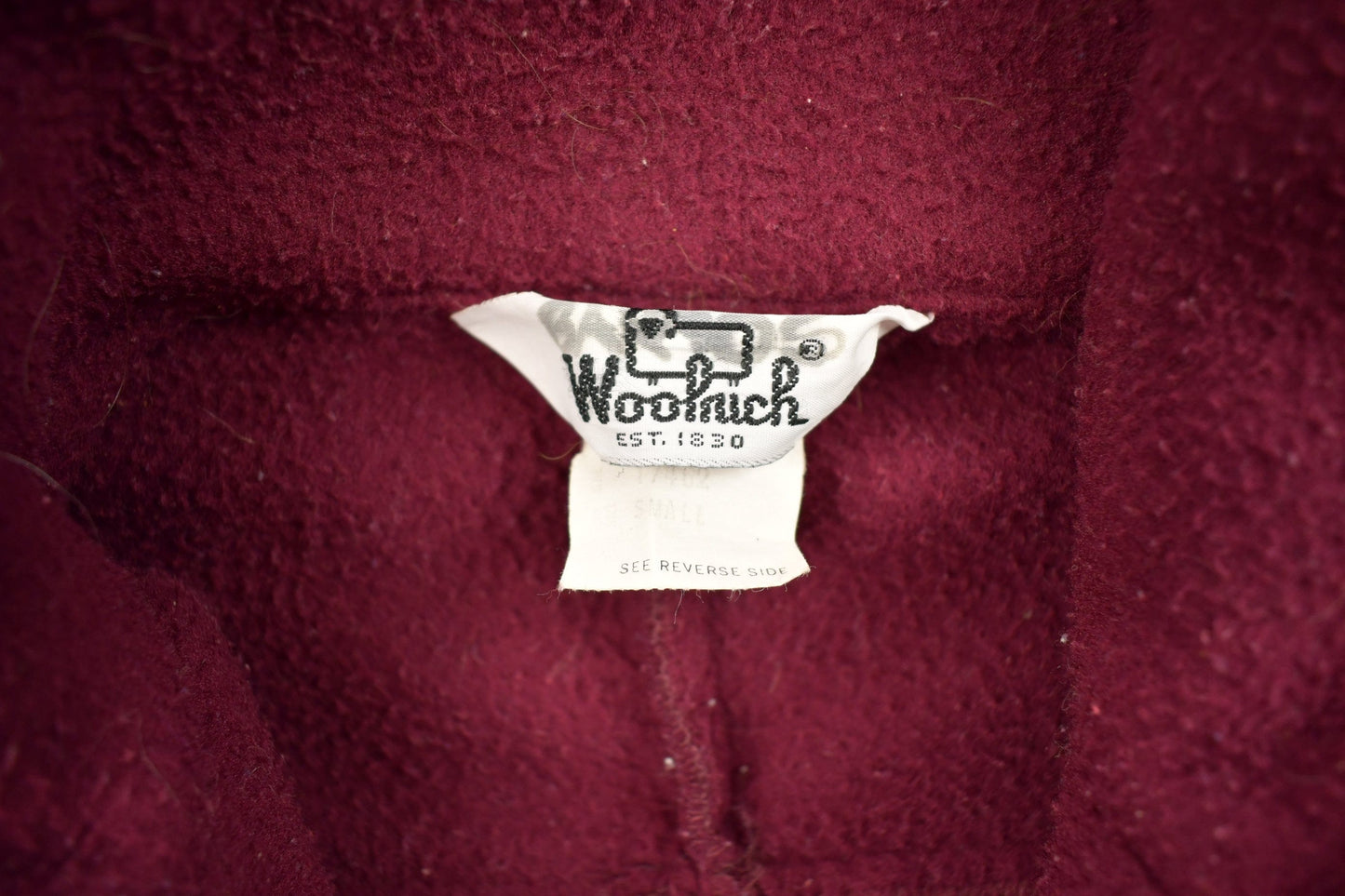 Vintage 1980s Woolrich Fleece Zip Up Sweater Men's Small from propervintagecanada