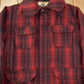 Vintage 1980s Woolrich Wool Buffalo Plaid Button Up Jacket Men's Large from propervintagecanada