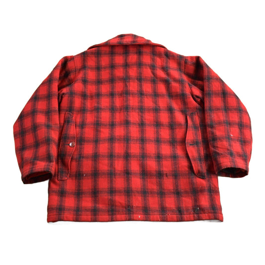 Vintage 1980s Woolrich Wool Buffalo Plaid Button Up Jacket Men's Medium from propervintagecanada