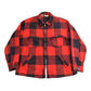Vintage 1980s Woolrich Wool Buffalo Plaid Button Up Shacket Men's Large from propervintagecanada