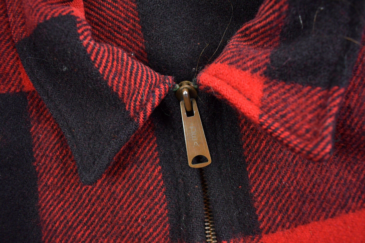 Vintage 1980s Woolrich Wool Buffalo Plaid Button Up Shacket Men's Large from propervintagecanada