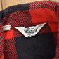 Vintage 1980s Woolrich Wool Buffalo Plaid Button Up Shacket Men's Large from propervintagecanada