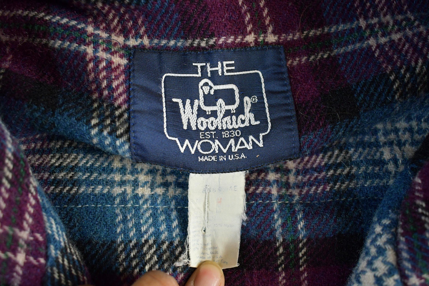 Vintage 1980s Woolrich Wool Jacket Womens Medium from propervintagecanada