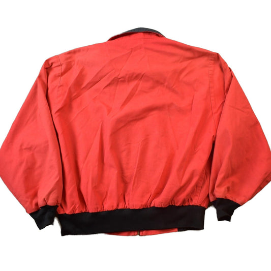 Vintage 1980s Workwear Bomber Jacket Aztec Print Men's XL from propervintagecanada