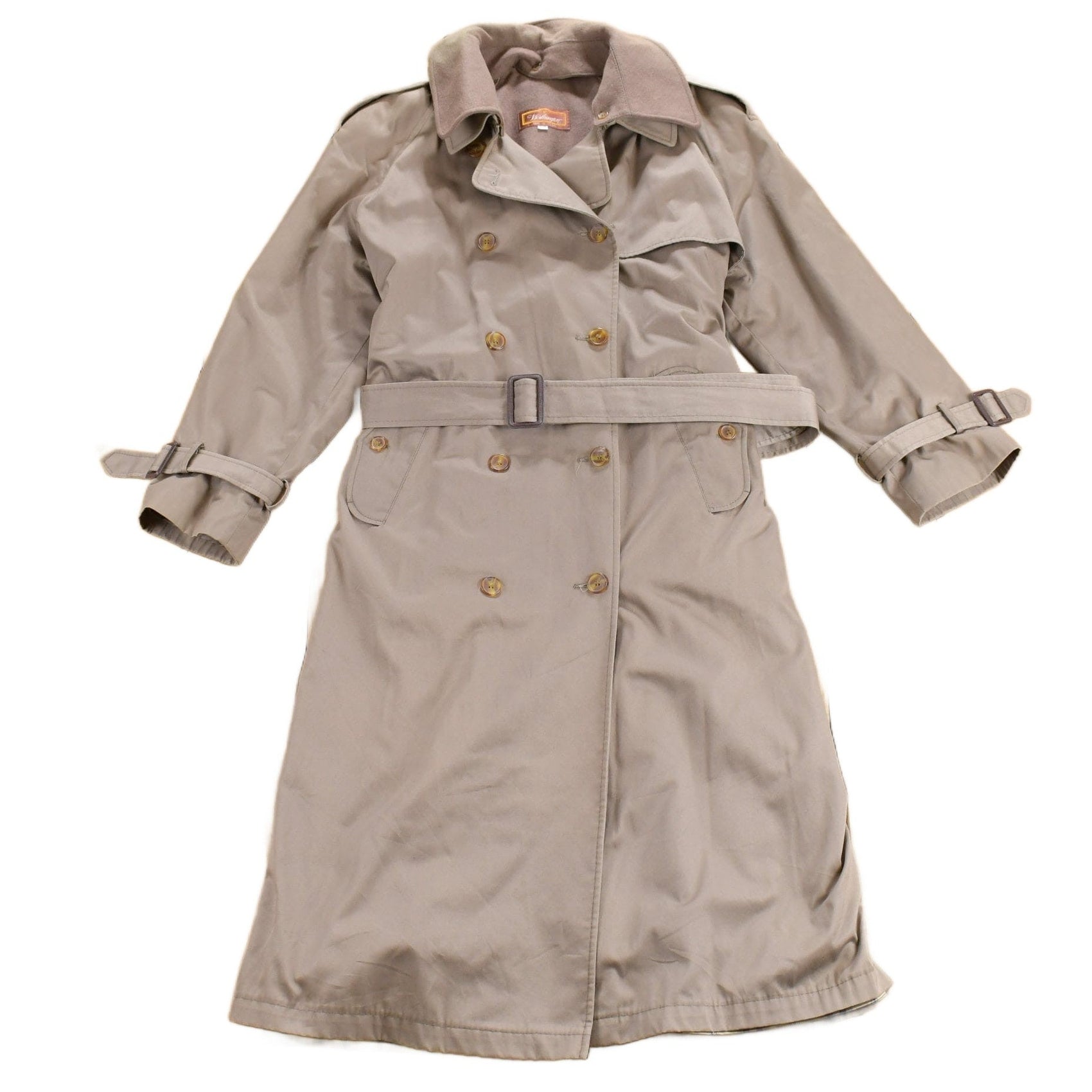 Vintage 1980s Worthington Full Length Trench Coat Women's L from propervintagecanada