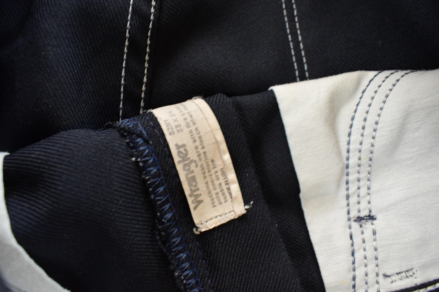Vintage 1980s Wrangler Cowboy Wrancher Pants Men's 33 x 34 from propervintagecanada