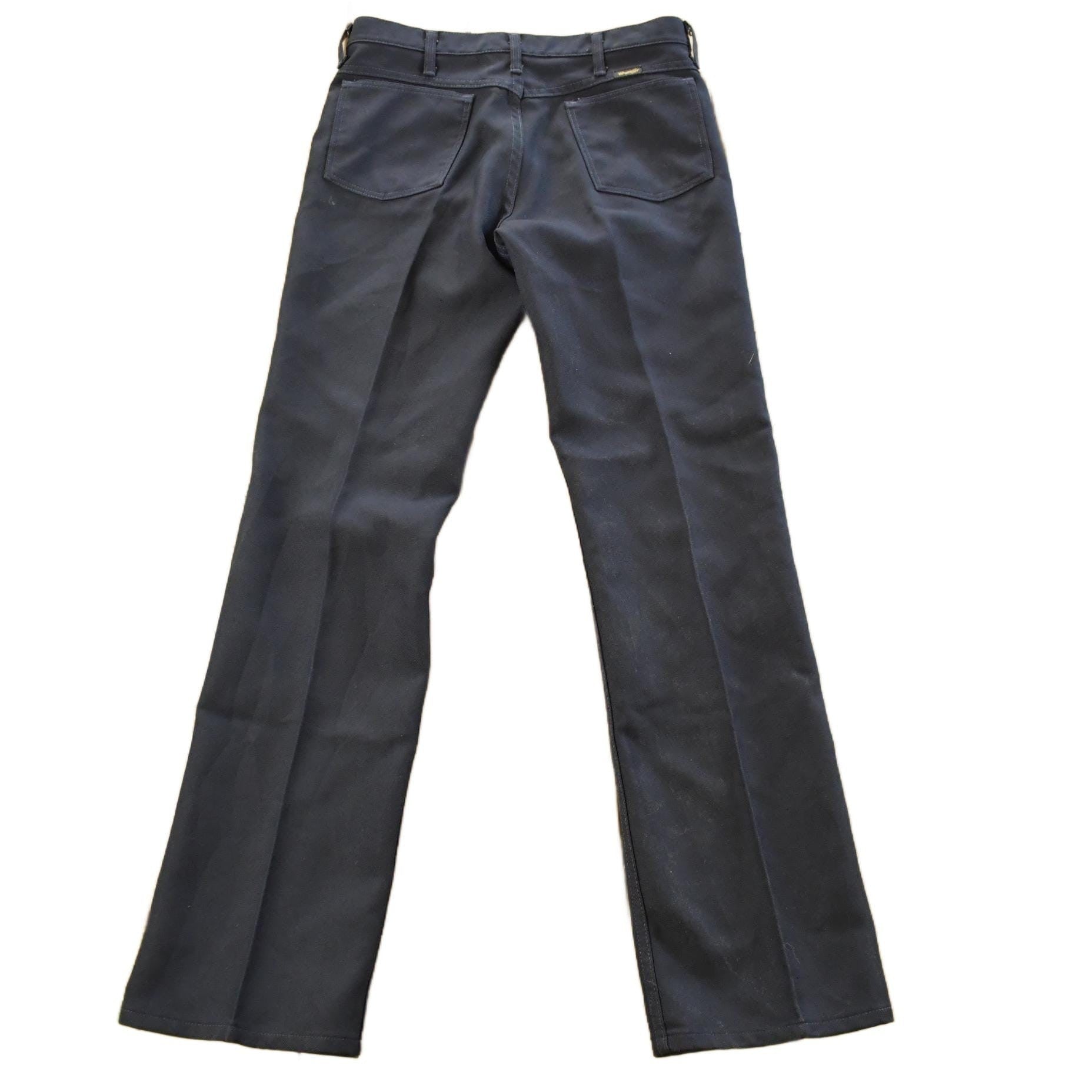 Vintage 1980s Wrangler Cowboy Wrancher Pants Men's 33 x 34 from propervintagecanada