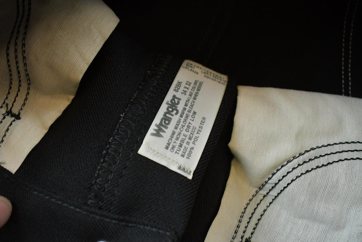 Vintage 1980s Wrangler Cowboy Wrancher Pants Men's 34 x 32 from propervintagecanada