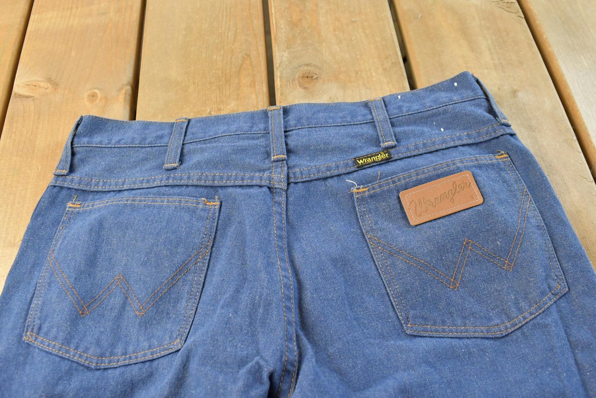 Vintage 1980s Wrangler Denim Blue Jeans Men's 31 x 27 from propervintagecanada