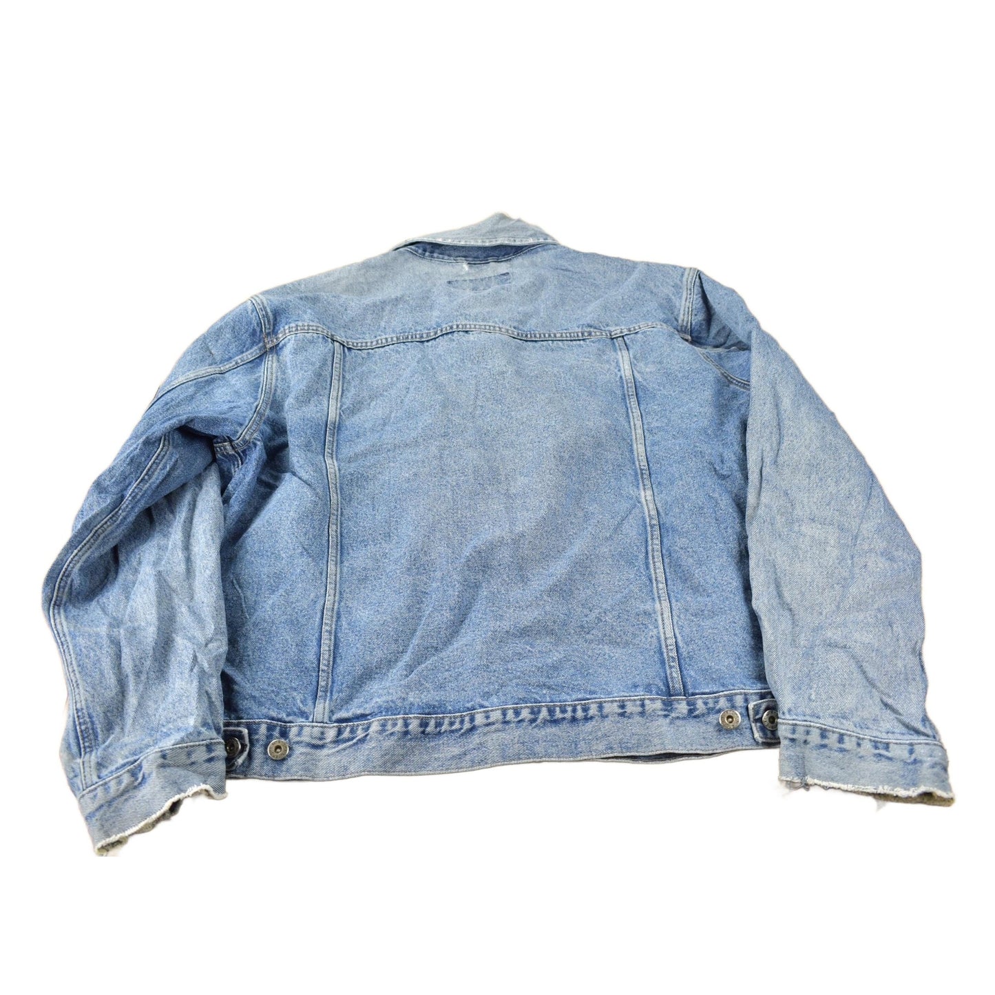 Vintage 1980s Wrangler Hero Light Wash Jean Jacket Men's 2XL from propervintagecanada