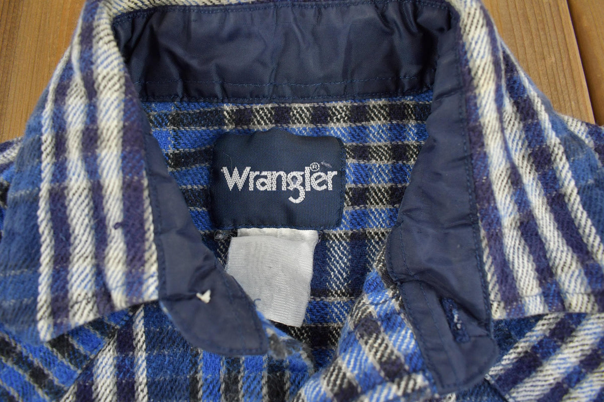 Vintage 1980s Wrangler Plaid Button Up Western Shirt Men's Medium from propervintagecanada