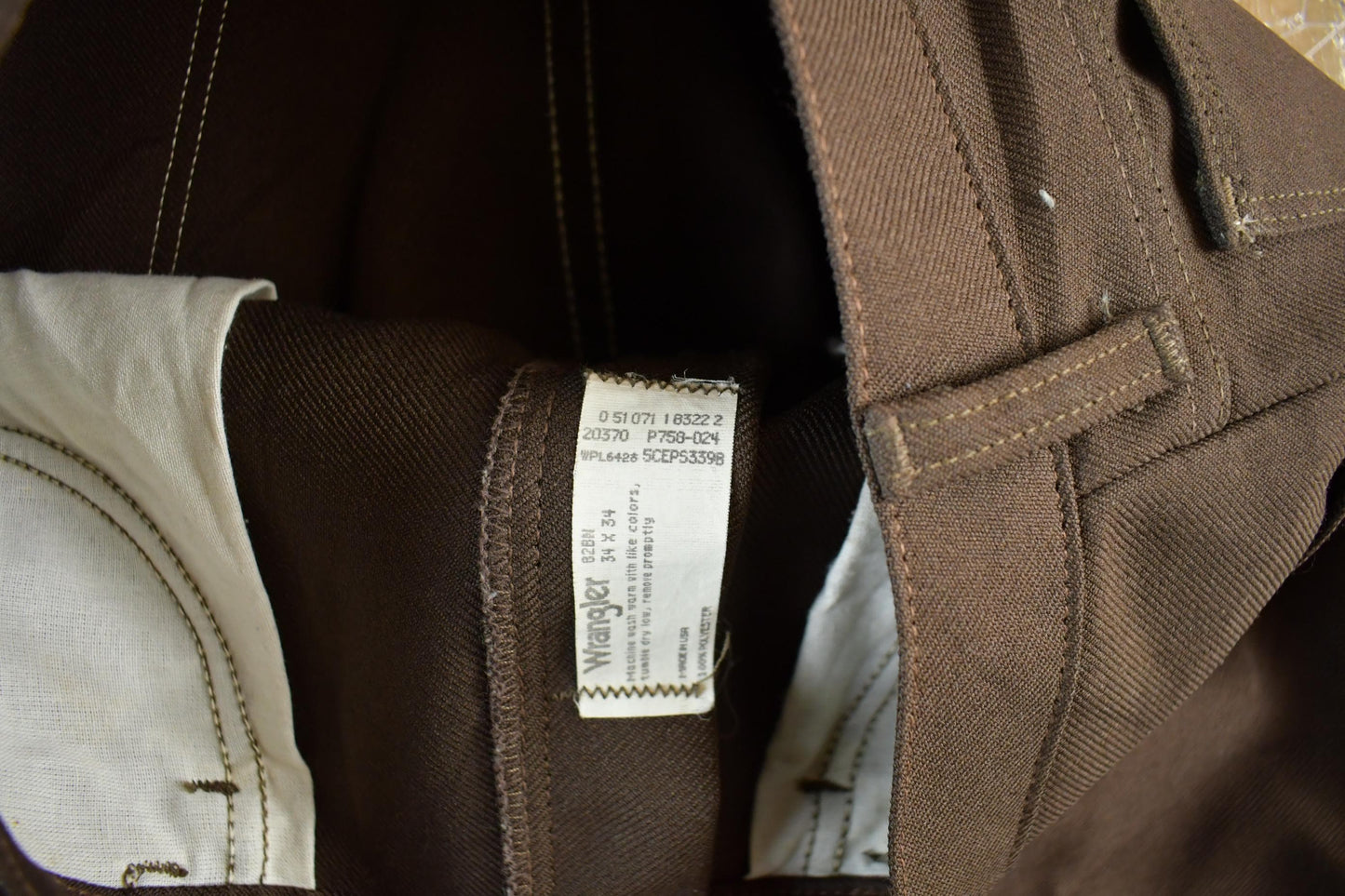Vintage 1980s Wrangler Rancher Denim Jeans Men's 33 x 33 from propervintagecanada