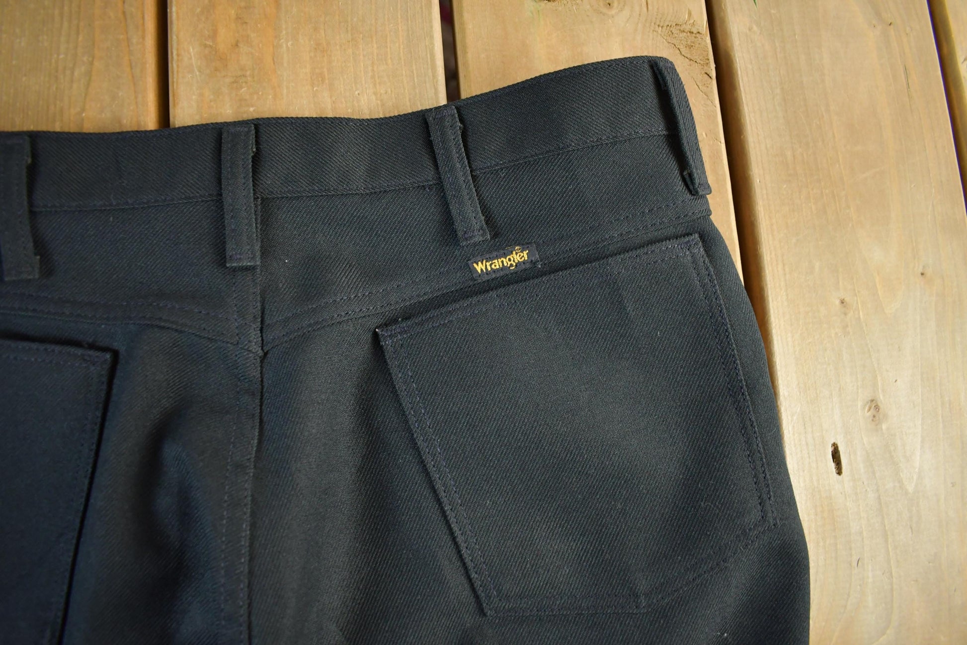 Vintage 1980s Wrangler Rancher Denim Jeans Men's 34 x 28 from propervintagecanada