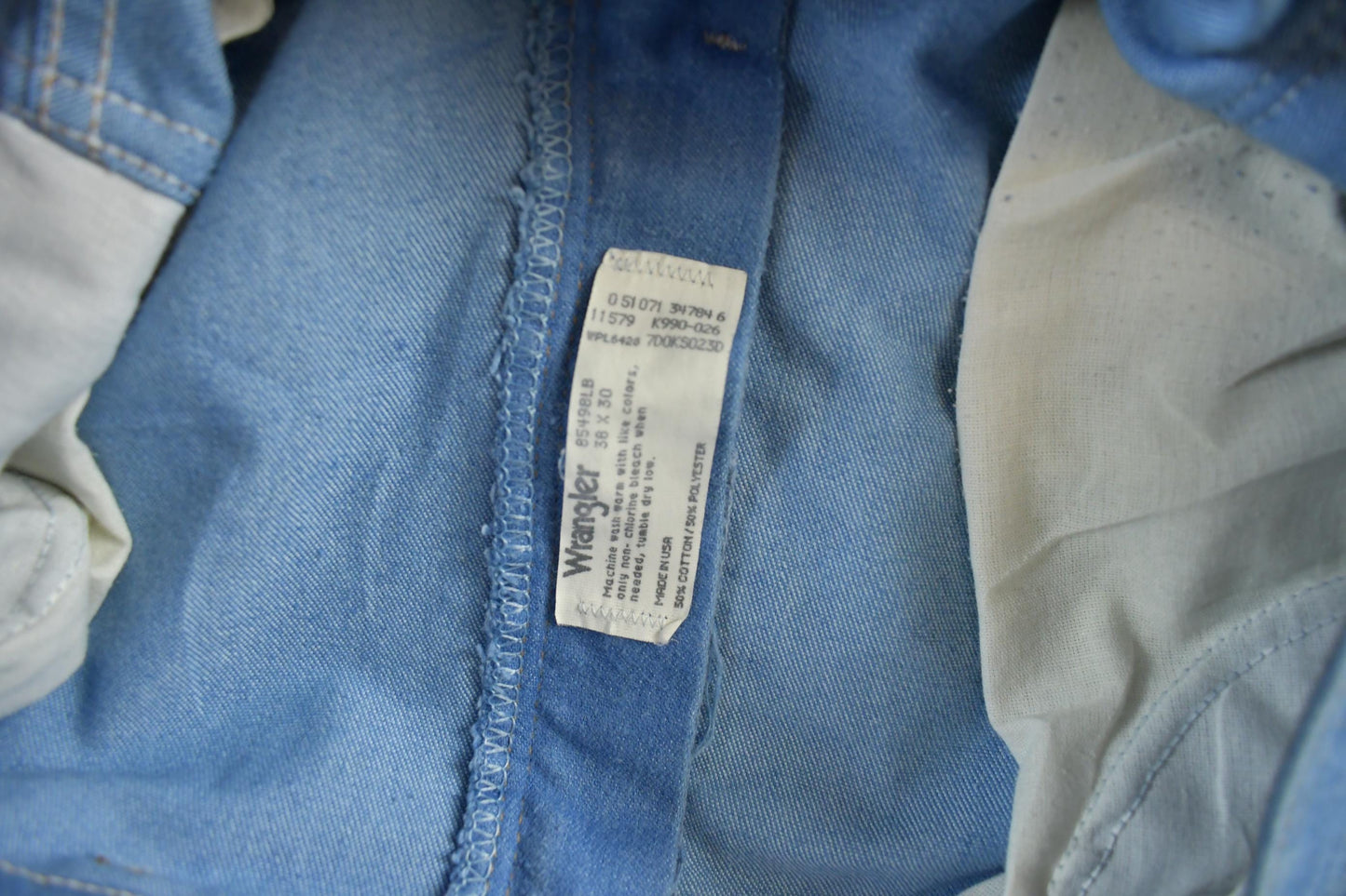 Vintage 1980s Wrangler Rancher Denim Jeans Men's 35 X 29 from propervintagecanada
