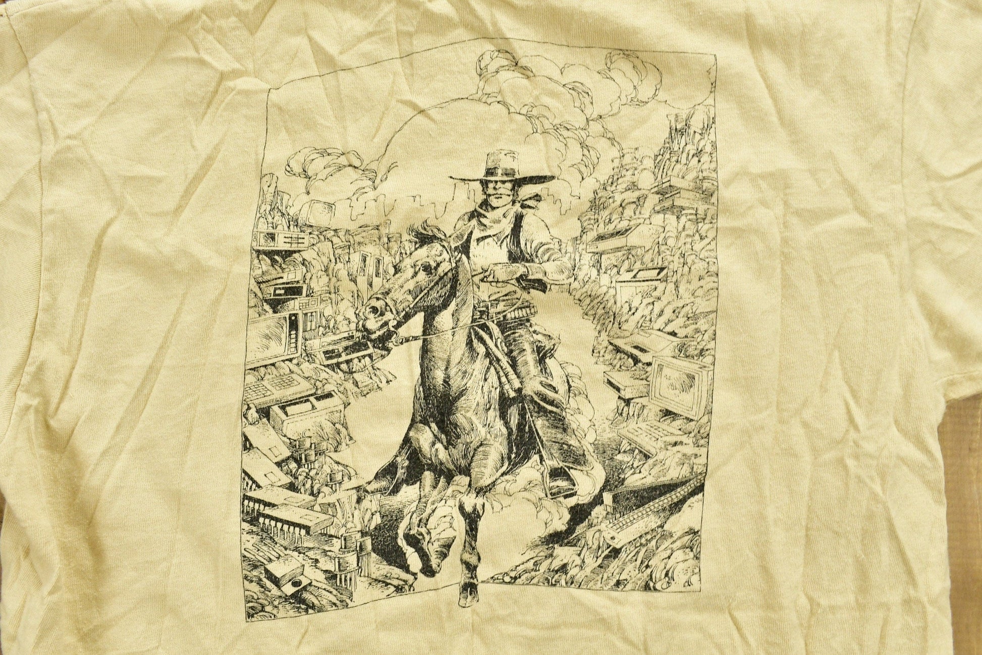 Vintage 1980s Wyle "I'm A Western Hero" T-Shirt Men's M from propervintagecanada