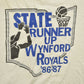 Vintage 1980s Wynford Royals Basketball Graphic T-Shirt Men's Medium from propervintagecanada