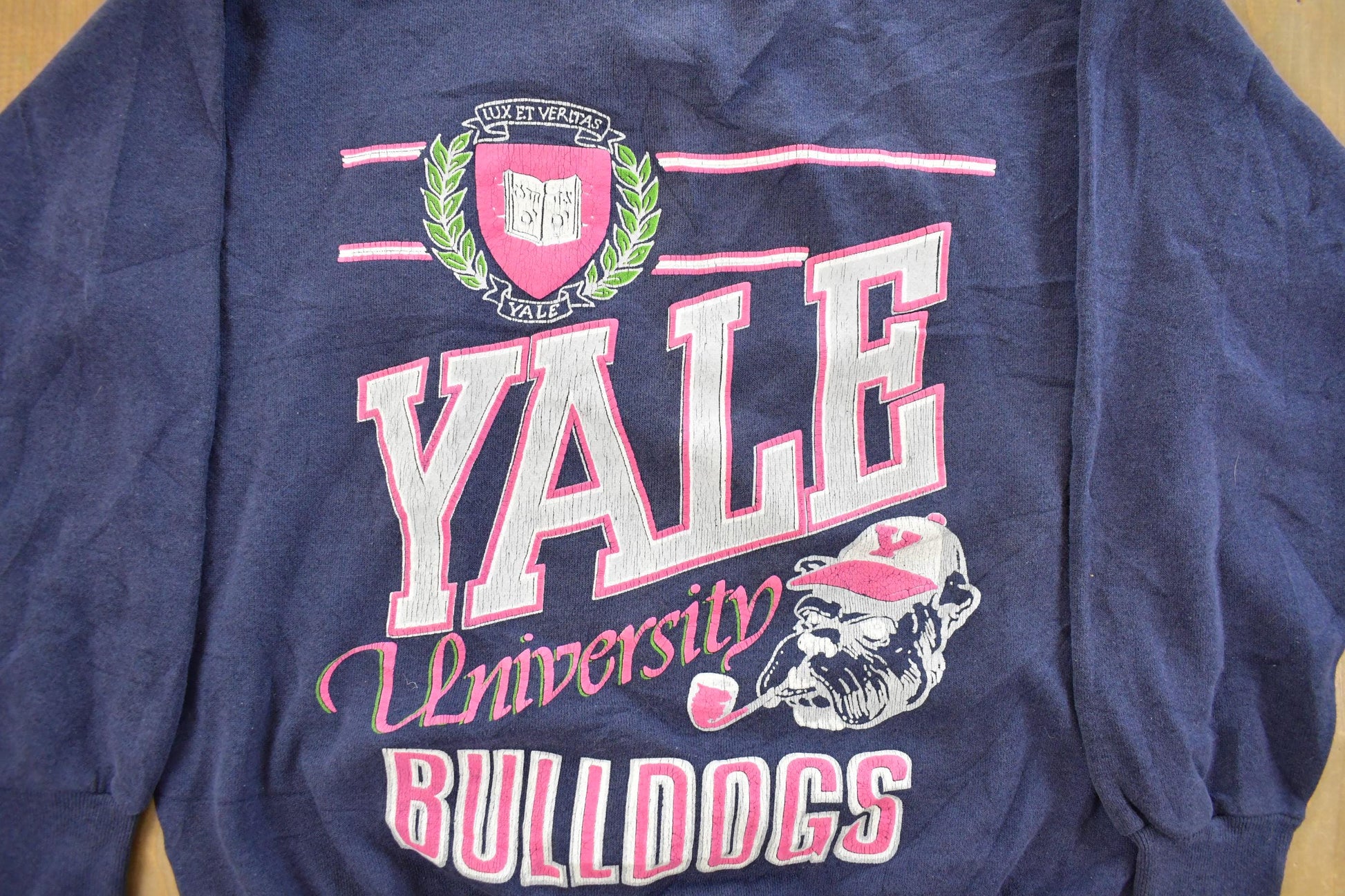 Vintage 1980s Yale University Crewneck Sweatshirt Men's Small from propervintagecanada