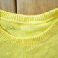 Vintage 1980s Yellow Mohair Wool Knit Sweater from propervintagecanada