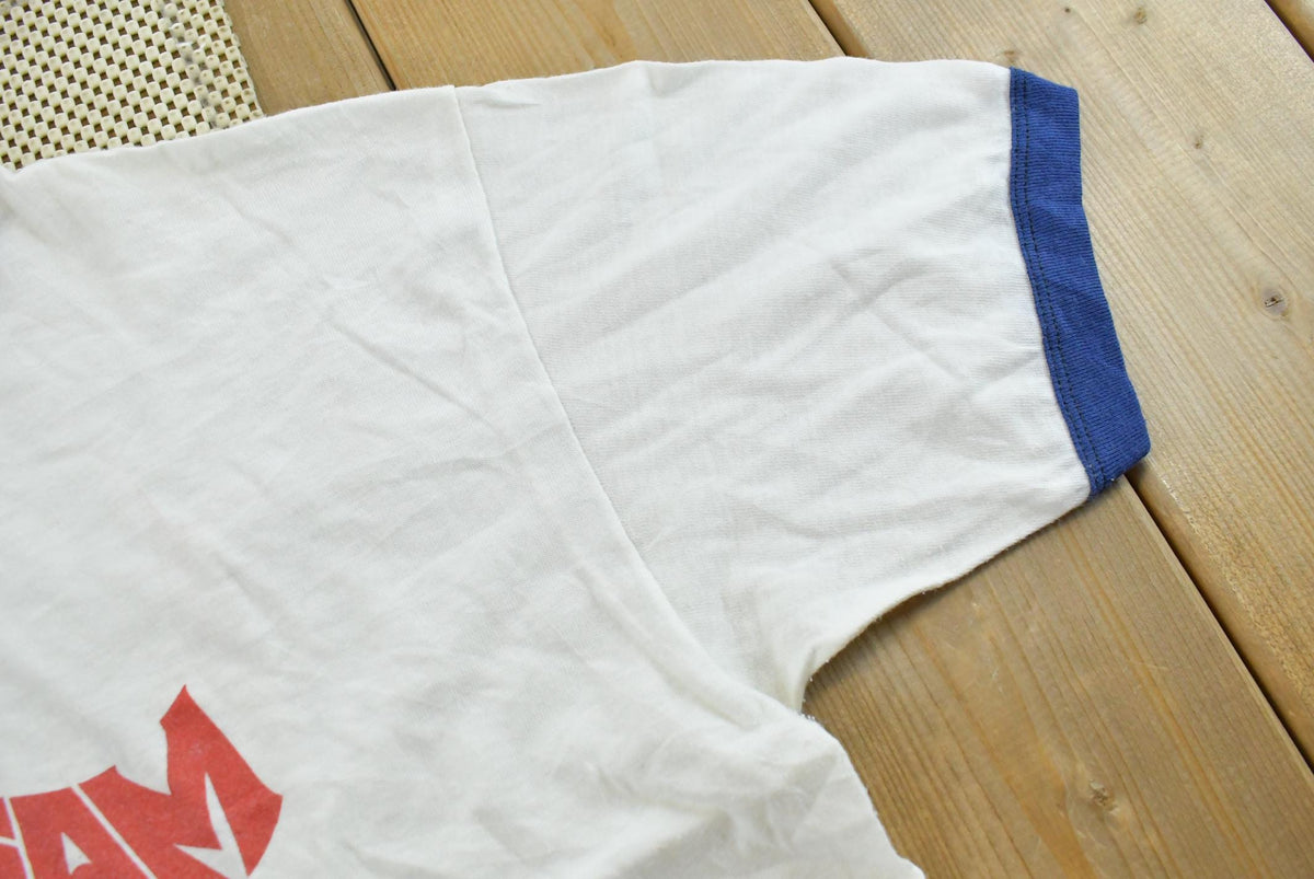 Vintage 1980s You Make It Happen Ringer T-Shirt Men's L from propervintagecanada
