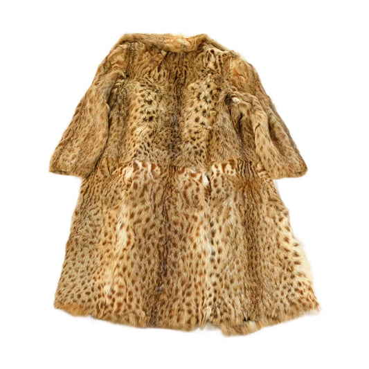 Vintage 1980s Yulan Lynx Fur Coat Women's Medium from propervintagecanada