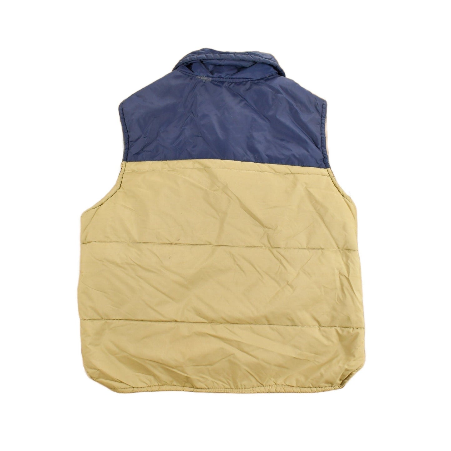 Vintage 1980s Zip Up Puffer Vest Men's Large from propervintagecanada