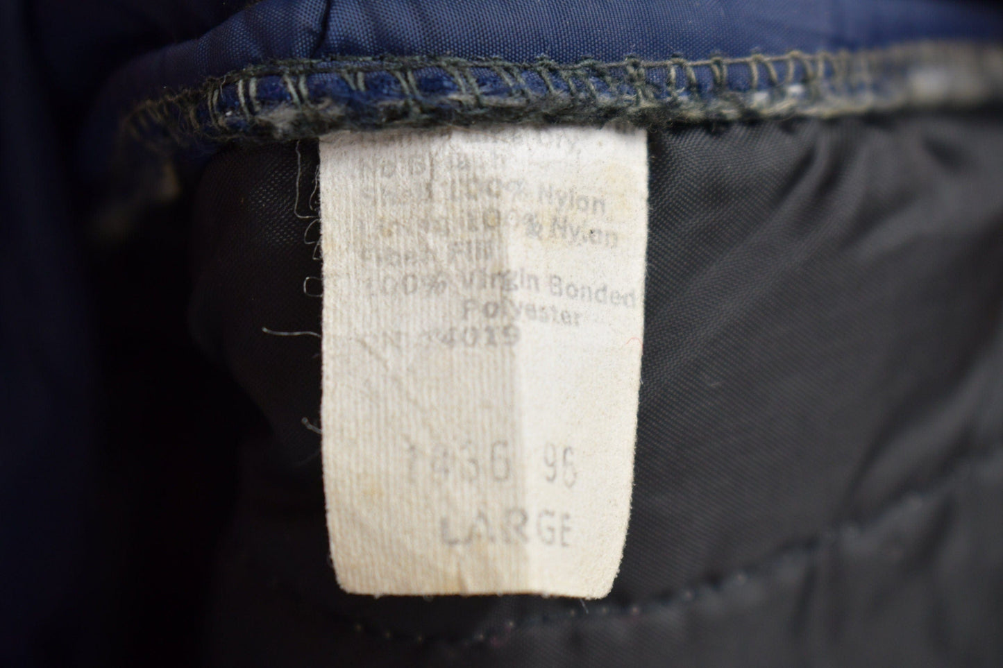 Vintage 1980s Zip Up Puffer Vest Men's Large from propervintagecanada