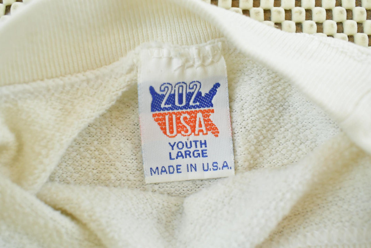 Vintage 1980s Zumbrota-Mazeepa Public School Cougars Crewneck Sweatshirt Youth S from propervintagecanada