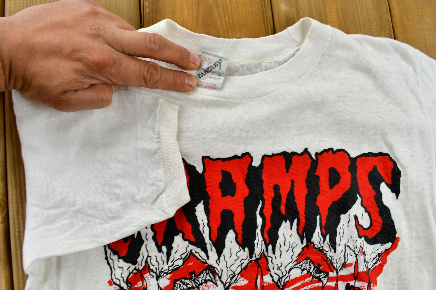 Vintage 1981 Cramps Rockin' Bones Tour T-shirt Men's Small from propervintagecanada