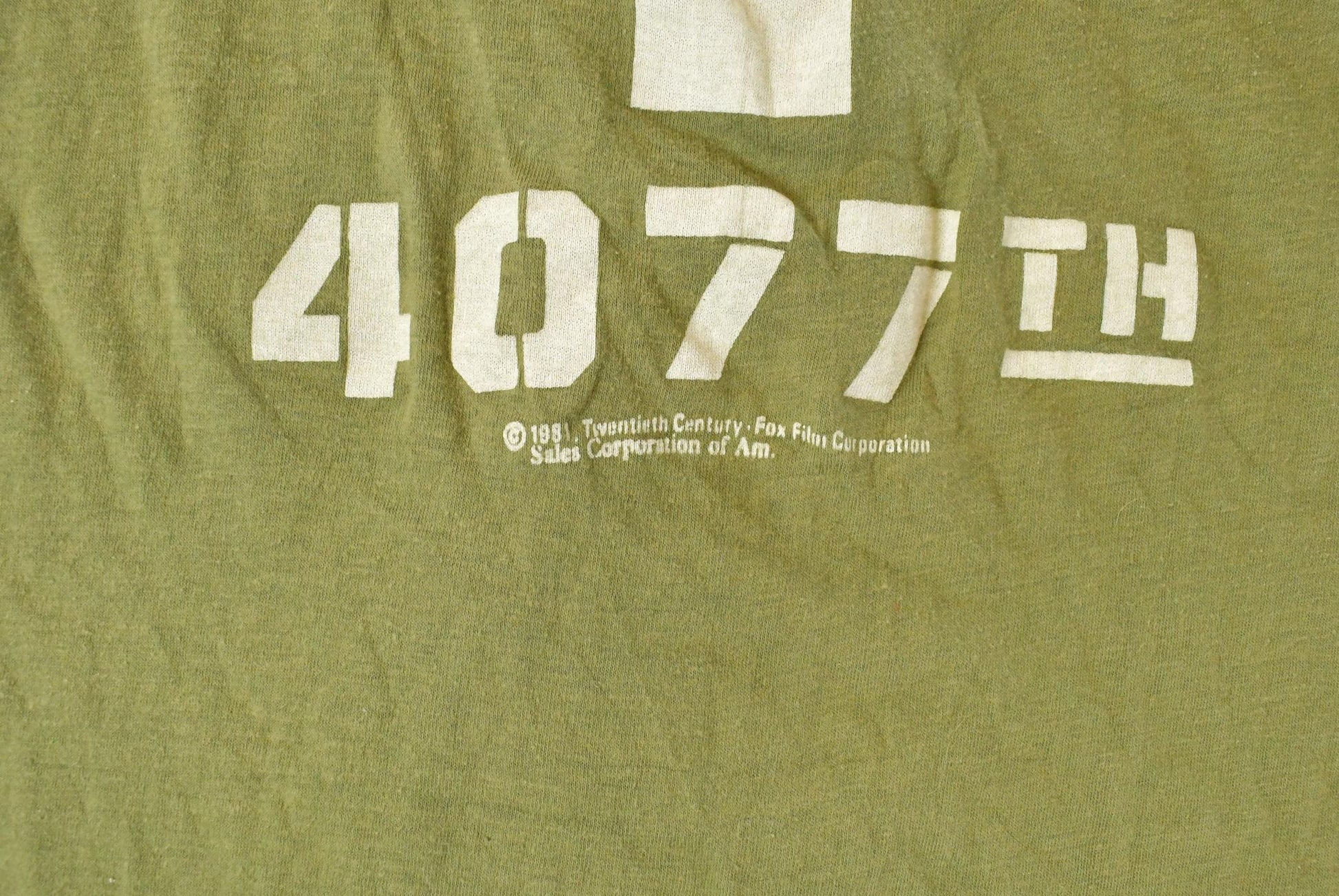 Vintage 1981 M*A*S*H 4077th TV Promo T-Shirt Men's Small / Vintage Movie Tee / Made In USA / Single Stitch / Rare Vintage from propervintagecanada