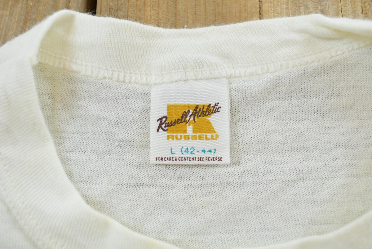 Vintage 1981 Russell Athletic Temple Centennial Run of the Century T-Shirt Men's M from propervintagecanada