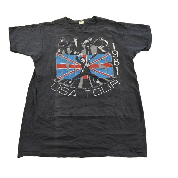 Vintage 1981 The Kinks Give The People What They Want USA Tour Band T-Shirt Men's S from propervintagecanada