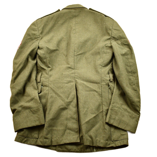 Vintage 1982 Army Military Button Up Blazer Jacket Men's Small from propervintagecanada